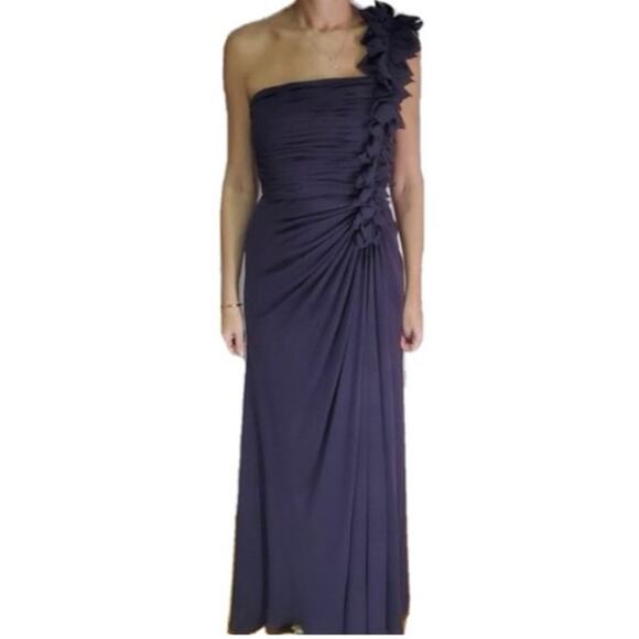 Tadashi Silk One Shoulder Dress - Picture 1 of 10